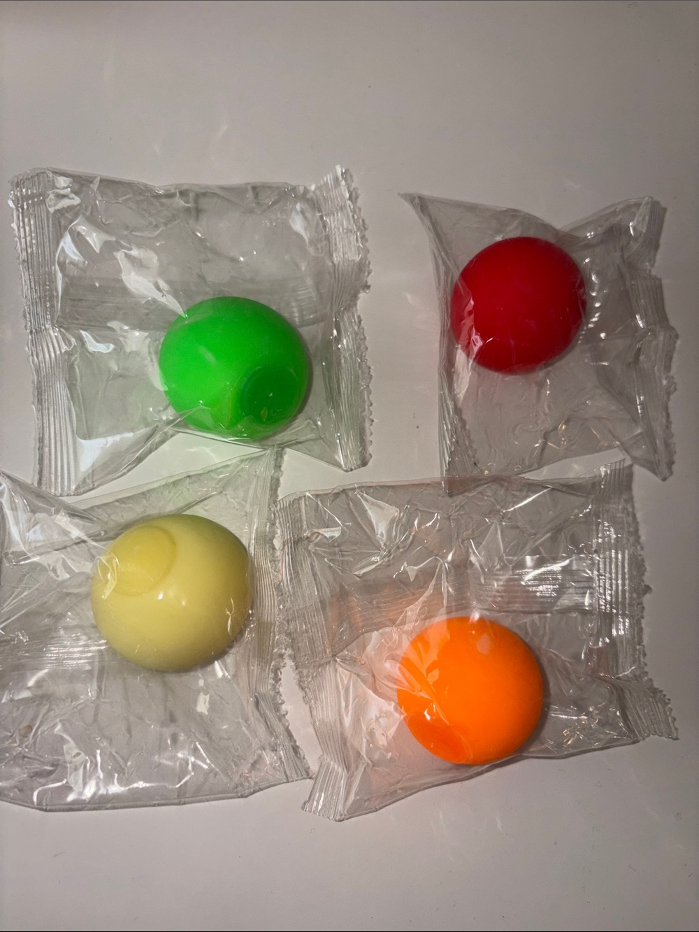 Trendy Brand New Mini Foam Filled Stress Balls - Pack of 4🔥